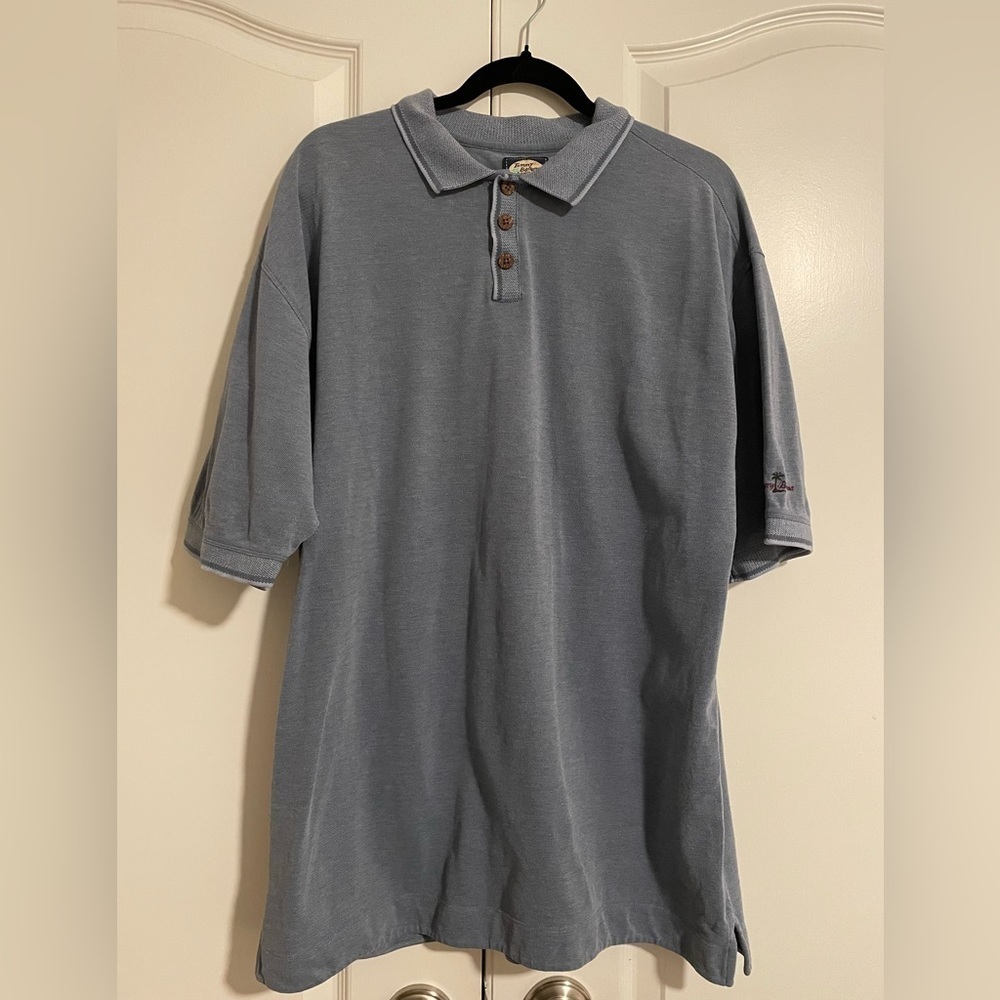 TOMMY BAHAMA Mens Blue Polo Shirt